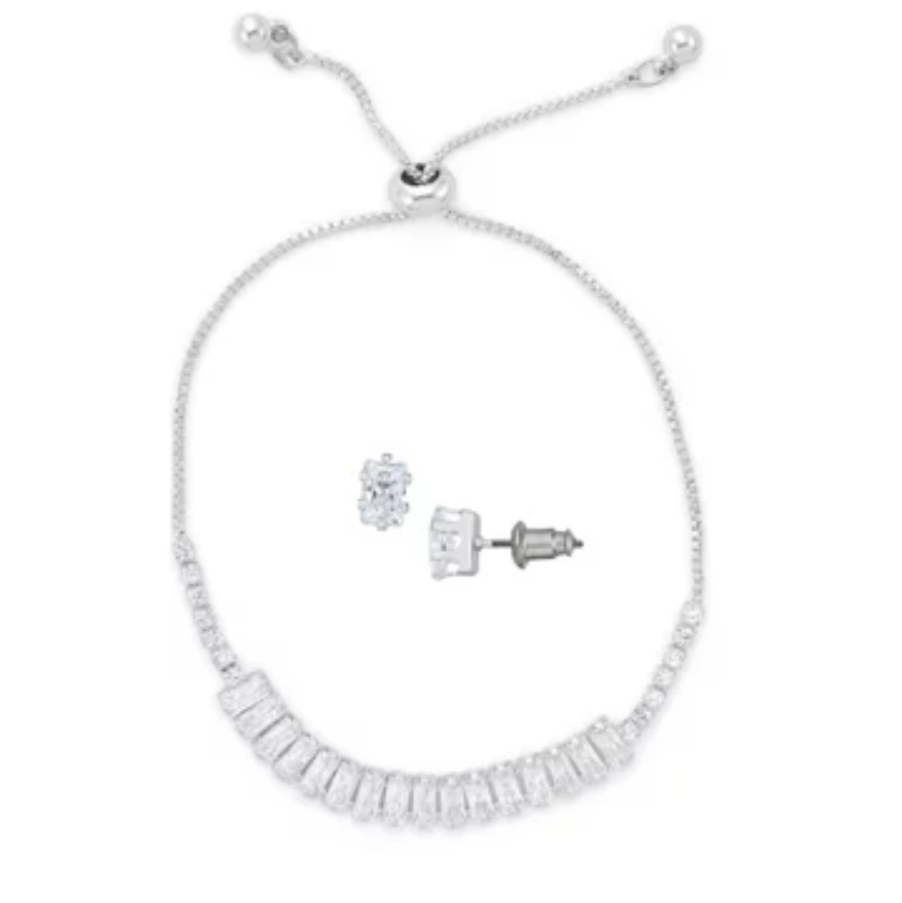 Silverworks Bracelet And Earring Set New In Box - Picture 2 of 4